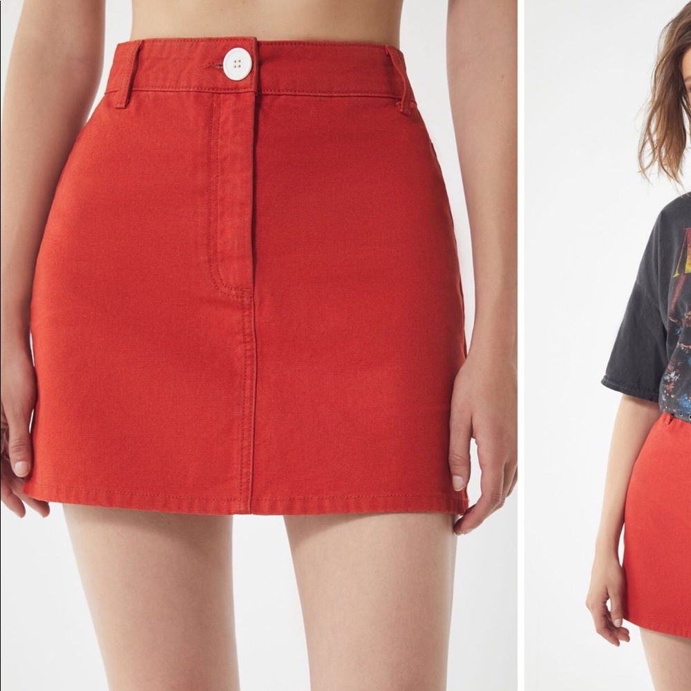 BDG Canvas Mini Skirt
